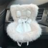Doll Seat with Air Vent Clip and Desktop Stand Mini Plush Doll Safety Seat Car Ornament for 17cm Plush Dolls