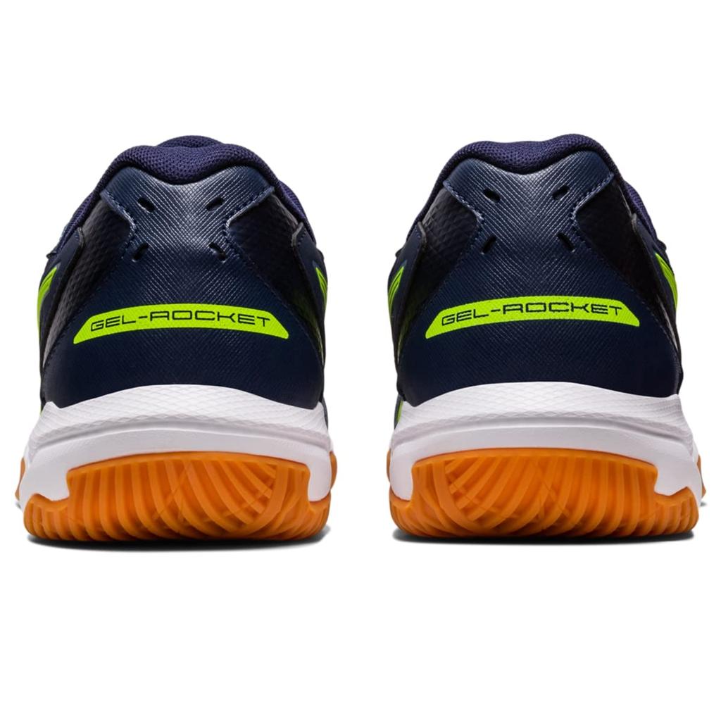 Волейбольные кроссовки 10 408 см 2E [ASICS] GEL-ROCKET (Полночь/Опасный зеленый) 25,0