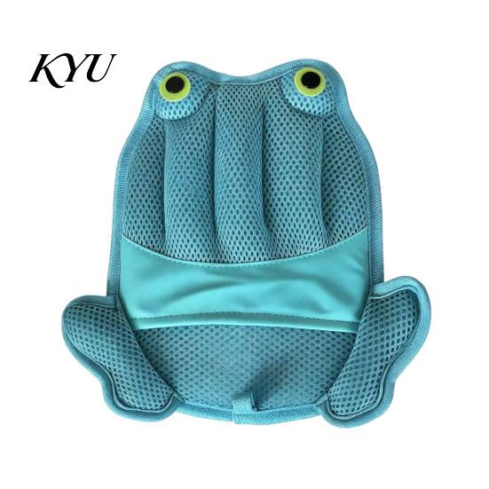 Cat Hair Removal Mitt 1Pc Pet Glove, Electrostatic Grooming Mitt, Frog Design, Upholstery Picker Breathable Mesh Lint Glove for Furniture Clothing Car
