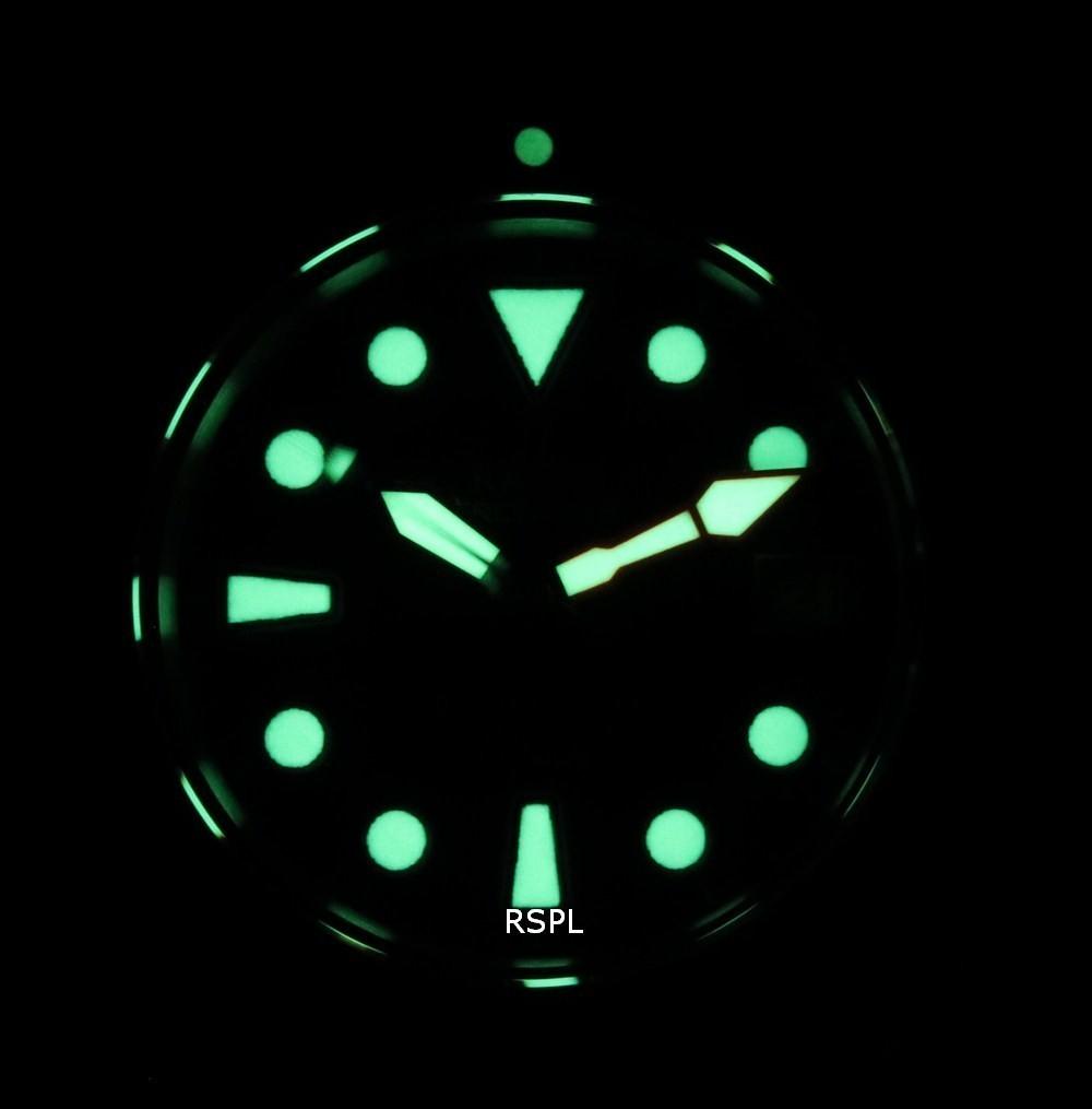 RATIO FreeDiver Helium Safe 1000M автоматические мужские часы из нержавеющей стали с синим циферблатом 1066KE26-33VA-BLU