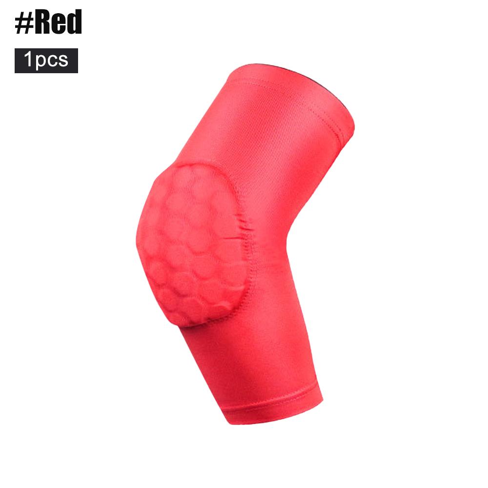 1Pcs Elbow Compression Sleeve Sports Arm Forearm Brace Support Honeycomb Pad Crashproof Basketball Cycling Arm Guard Sleeve