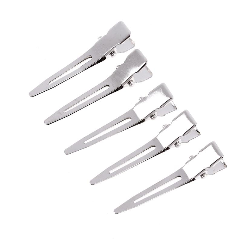 10 шт. 4,5 см Заколки-клипсы для наращивания волос, клипсы для плетения парика, зажимы-крокодилы с одним зубцом для бантов, аксессуары для DIY, заколки для волос