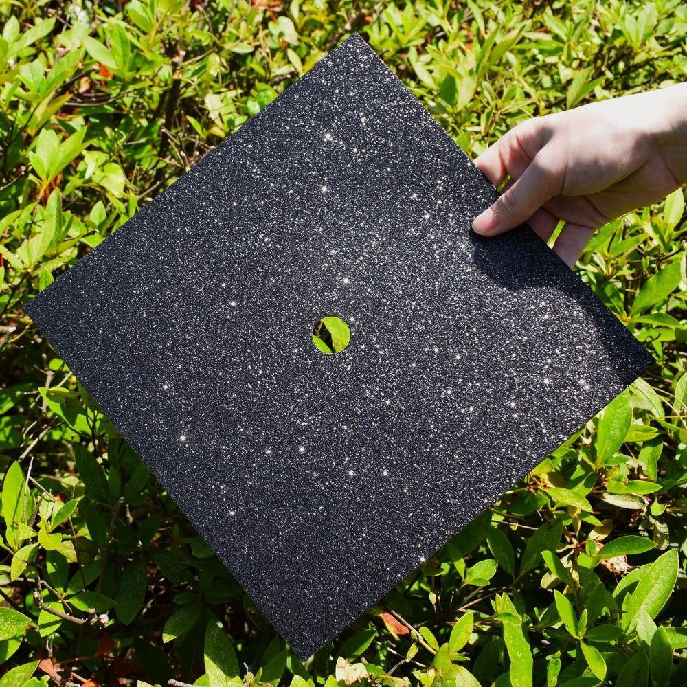 Degree Ceremony Graduation Hat Decoration Stickers Graduation Cap Topper Glitter Grad Cap