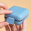 PP+silicone Travel Pill Organizer Double Sealing Medicine Container Case Medicine Box  Travel