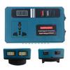 Компактный инвертор с литиевой батареей - от DC21V до 220V AC, оснащенный двойными USB-портами для питания
