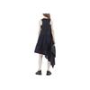 Y-3 SS23 Solid Color Asymmetrical Hem Sleeveless Dress Women Dresses Black H63039