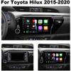 Для Toyota Hilux Пикап AN120 2015-2020 RHD LHD 8 ядер 2 DIN Android 14 Авто Автомагнитола Мультимедиа 2din Стерео Carplay GPS dvd