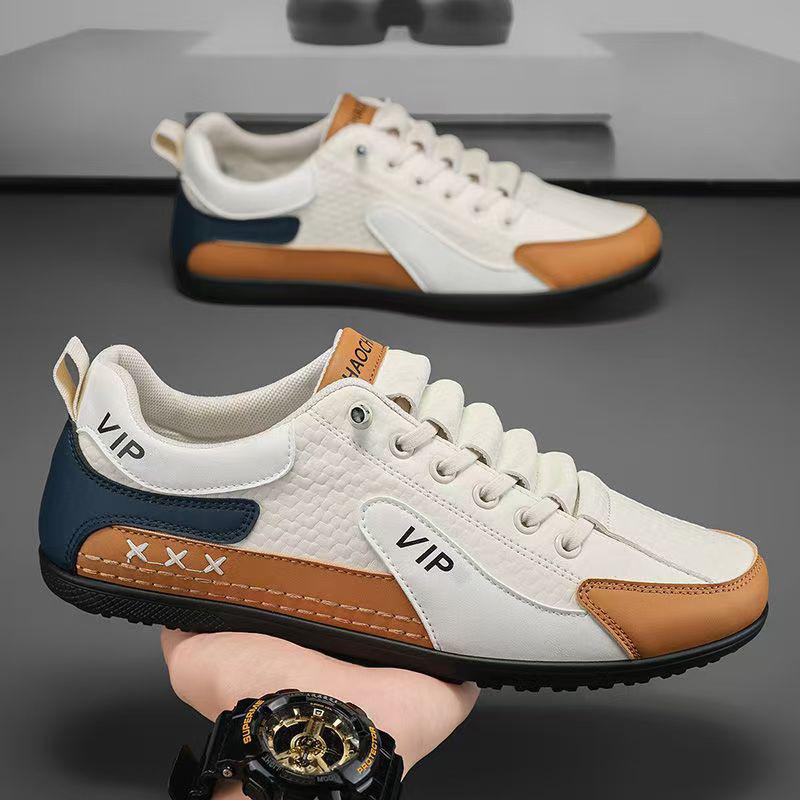 New autumn soft-soled shoes light shoes casual leather shoes youth sports running