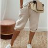 BITCED Women's Cotton & Linen Pockets Elasticated Casual Pants Women's Pants 5 Pants