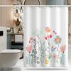 Bathroom Thickened Waterproof Curtain Mildew Proof Shower Curtain Shower Partition Curtain Shower Curtain Bathroom Curtain Free Perforation