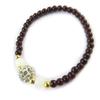 [N9219] - Brown Ivory 'Sissi' Bracelet