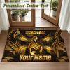 Crystal Velvet Square Rug Custom NameScorpions Pattern Non Slip Home Floor Decor Rug