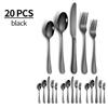 Набор столовых приборов из нержавеющей стали 16 шт/20 шт Кофейные ложки для размешивания Набор чайных ложек для торта Десертная ложка Чайная ложка Набор столовых приборов