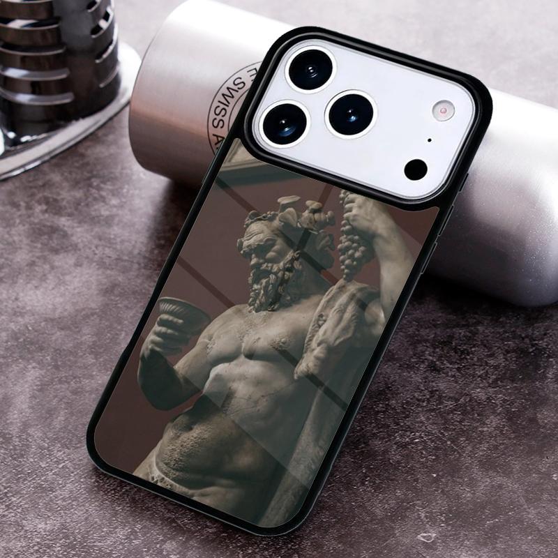 Греческая эстетика Гипсовая статуэтка Чехол для телефона для iPhone 17 16 15 Pro Max Air 14 13 12 11 Plus Ударопрочный чехол
