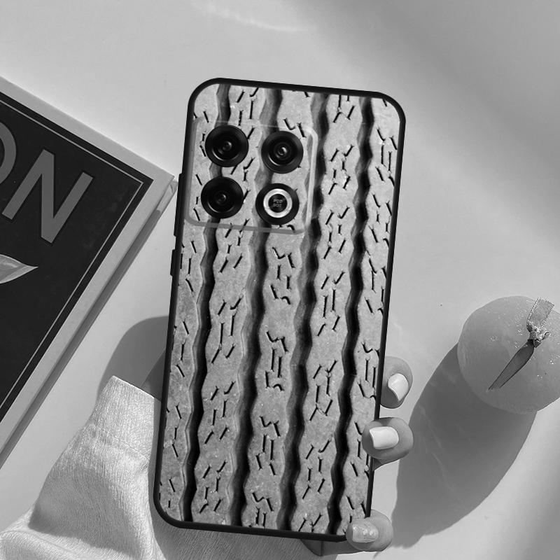 Tire Tread Wheel Case For OnePlus 13T 10T 10R 12R 13R 15 13 12 11 10 9 Pro Nord CE 5 2 3 4 Lite N20 N30 Cover