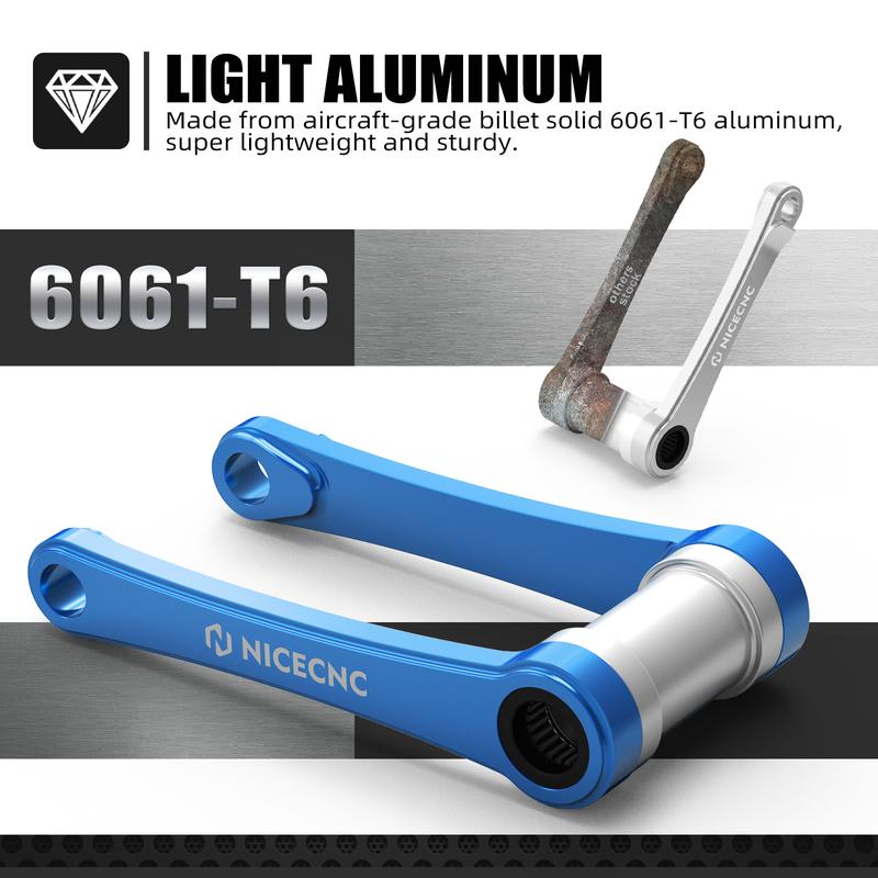 NICECNC Для Husqvarna TE 300 TE 250 FE 350 FE 450 2020-2023 10-30MM Регулируемая linkage занижения Для KTM SXF 450 GasGas EC 300