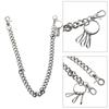 Metal Punk Rock Key Chains Clip Biker Link Pant Jean Keychain Wallet Chain Belt Thick Chain