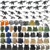 Military Building Blocks US Solider Figure M4 Gun Vest Special Force Tactical Bulletproof Armour Weapon Accessories Bricks Toys