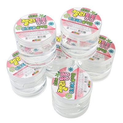 Mytoys jelly plump CLEAR slime 6p, корейские игрушки