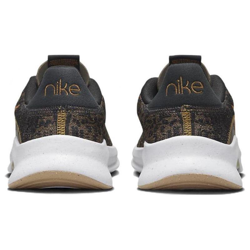 Nike Женские низкие тренировочные кроссовки SuperRep Go 3 Next Nature Flyknit Premium Коричнево-серые DQ4679-001