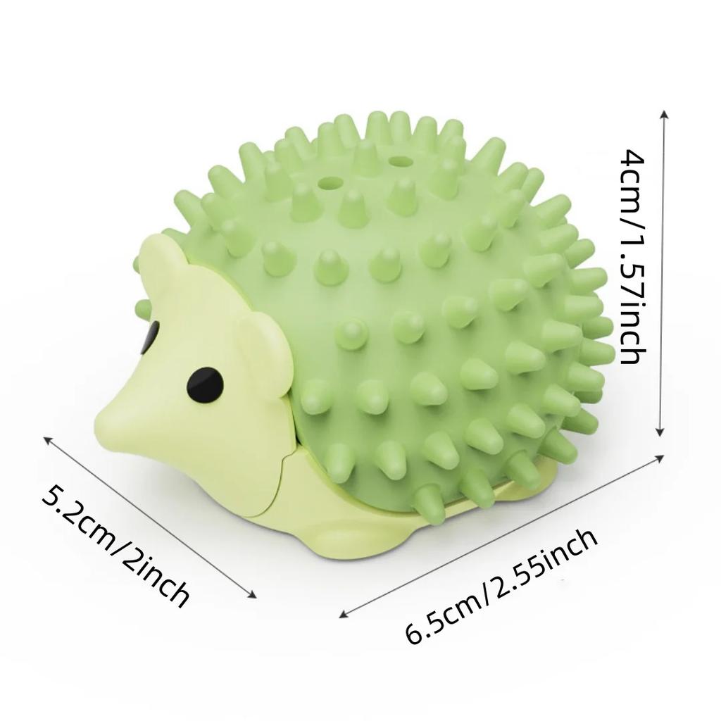 Catnip Hedgehog Multi Functional Wall Sticker Hedgehog Catnip Toys Promote Cat Snack Digestion Smart Cat Toys Wall Suction Cup L