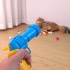20PCS Cat Toy Interactive High Fun Toy Gun Plush Ball Firing Gun Silent Polyester High Bounce Ball Fun Cat Stick