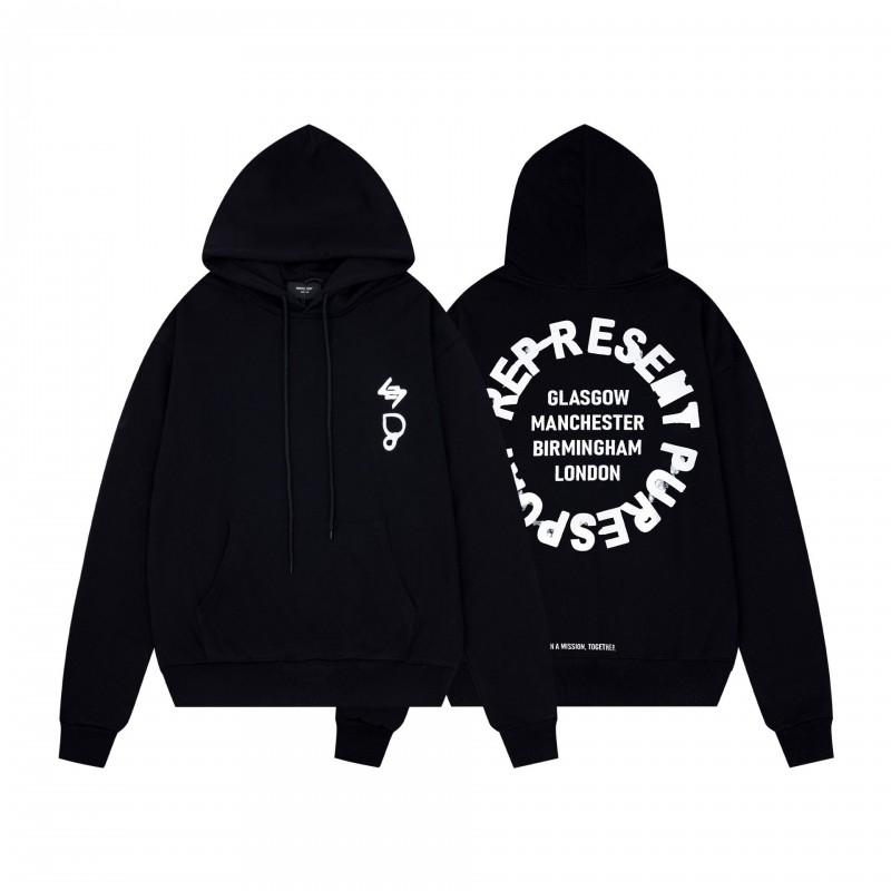 Unisex Oversized Hooded Sweatshirt With Tropical Palm Print Streetwear Cotton Fleece Pullover Winter