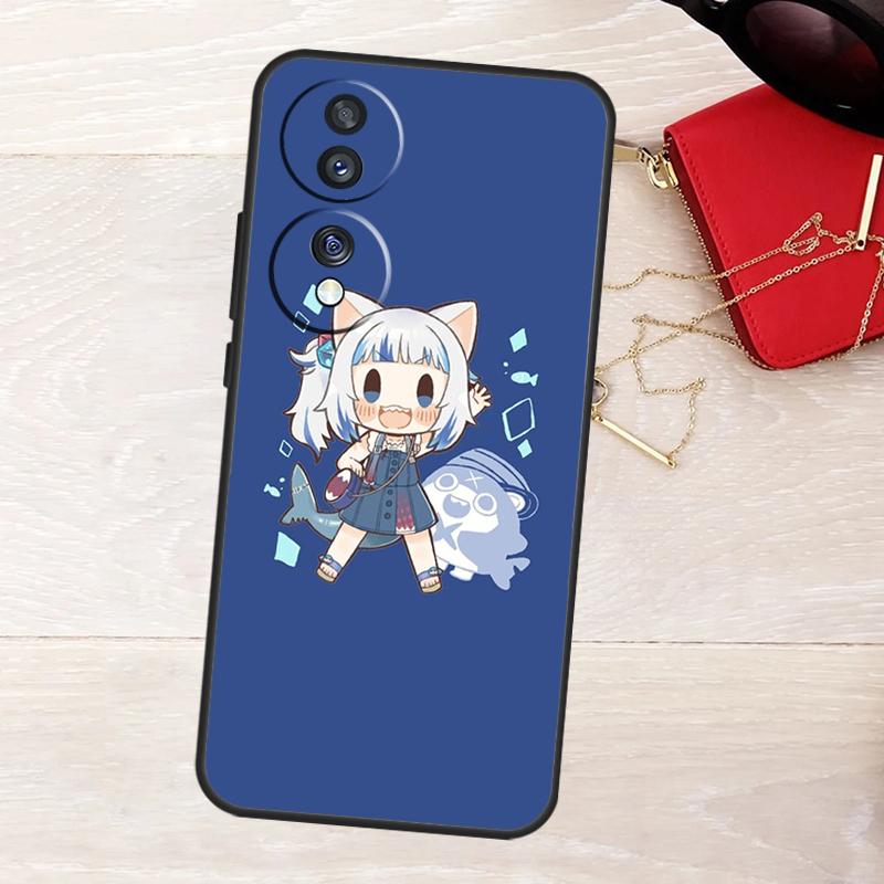 Gawr Gura Hololive Anime Case For Honor Magic 8 5 6 7 Lite X9a X9b X9c X9d X8b X8c Win RT 50 70 90 200 400 Pro Cover