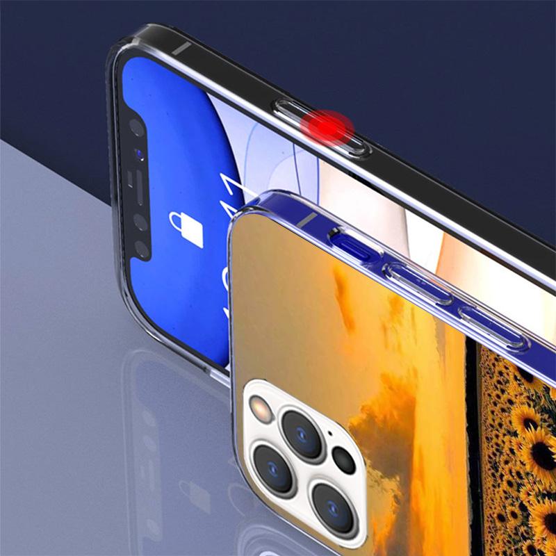 Красивый чехол для телефона с принтом желтого подсолнуха для iPhone 16 17 Air 15 14 Pro Max 16E Чехол для телефона 13 Mini 12 11 7 SE 8 Печатный узор