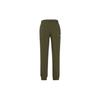 Elastic Waist Cuffed Casual Pants With Logo Print Men Bottoms Green CZ2855-326