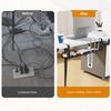 Foldable 40-74cm Cable Storage Rail Steel Desk Wire Organizer  For Household Organizing