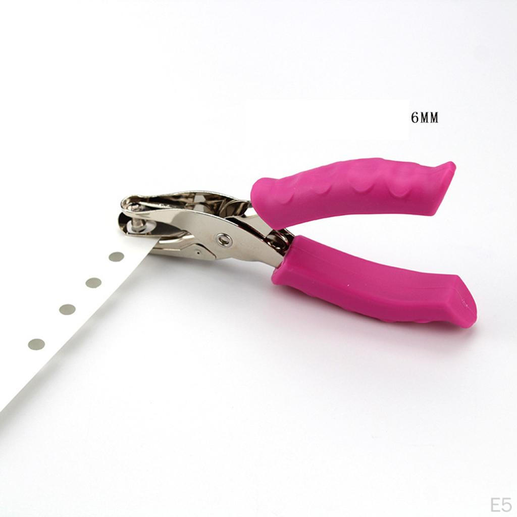 Ручные мини-дыроколы в форме круга, дырокол на одно отверстие для 8 листов, для бирок, билетов на одежду