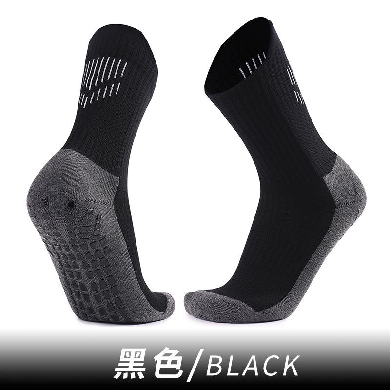 Training Thickened Towel Bottom Medium Tube Socks Non-Slip Sweat-Absorbing Sports Socks Men'S Professional Dispensing Football Socks
