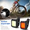 Велосипедный фонарь, перезаряжаемый через USB, ультра яркий передний фонарик, сигнальная лампа для ночной езды на горном велосипеде
