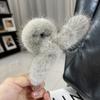 Южная Корея, осенне-зимняя застежка из норки, плюшевая заколка для волос, заколка для волос на затылке, ложка, сковорода, головной убор, заколка для волос, темпераментная заколка для волос, зажим в виде акулы