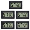 Mini Digital Hygrometer Thermometer Humidity Gauge Meter Monitor Celsius for Humidor Greenhouse Reptile