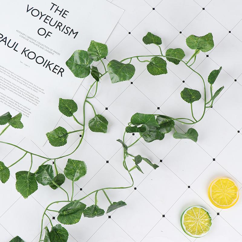 2,4 м искусственная лоза, зеленые растения, листья, висячий декор, ротанг, лиана, настенные листья