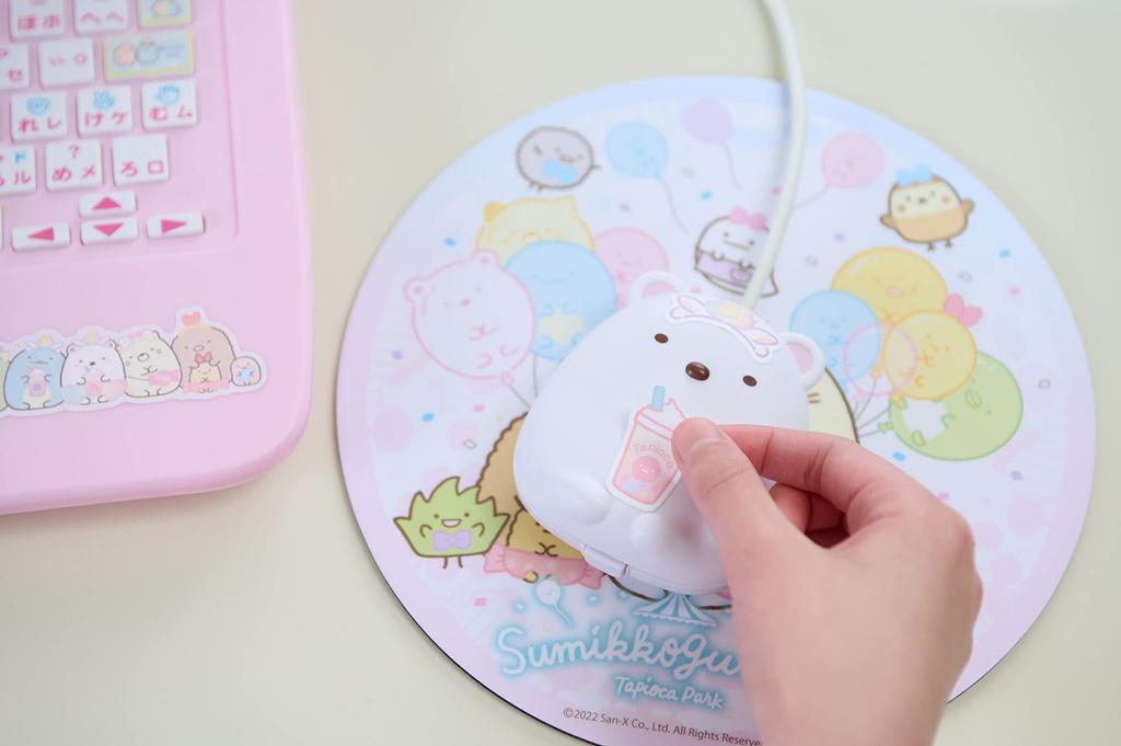 Камера Кастомизация с вашим Sumikkogurashi PC Premium Plus Деко и декоративные наклейки Фиолетовый x Розовый декоративные включены! мышь! (Адаптер переменного тока,