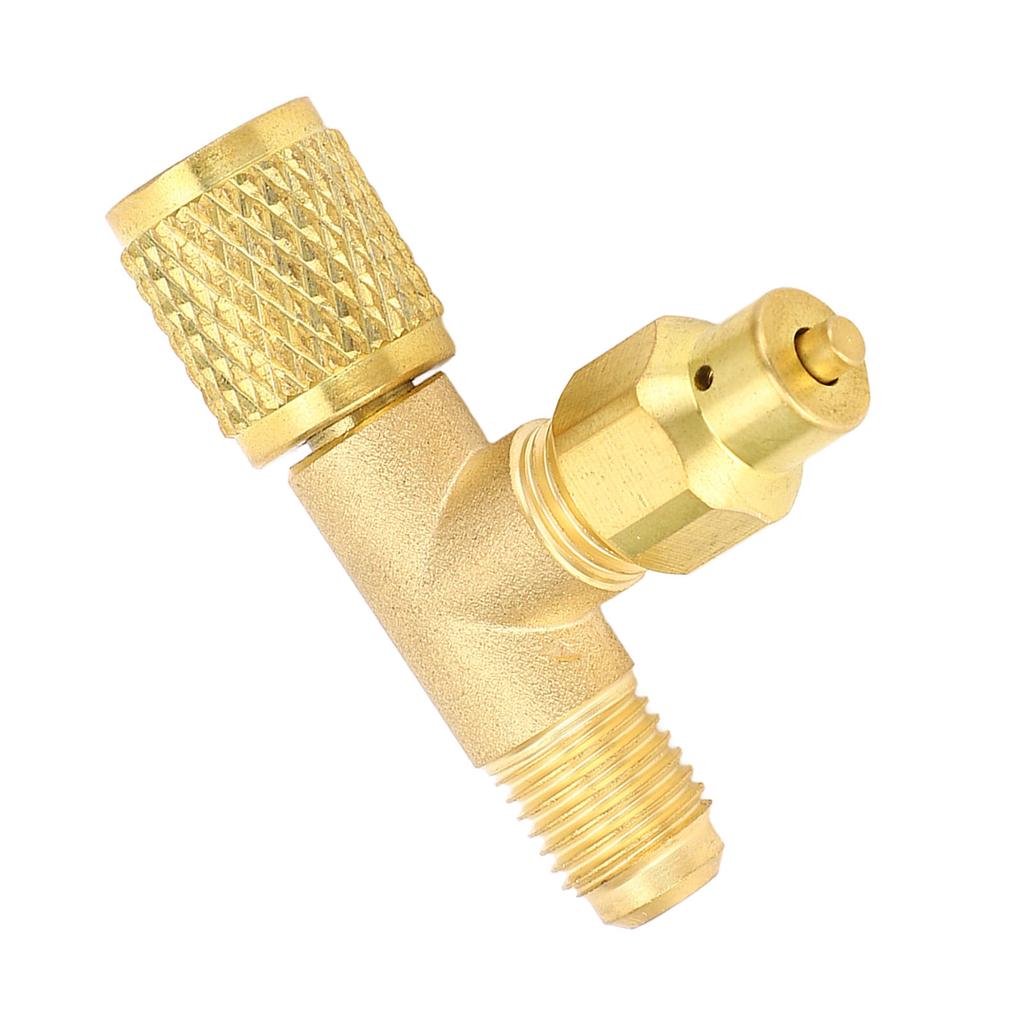 Инструменты для ремонта линий кондиционирования воздуха Заправочный клапан хладагента Выпускной клапан 1 4 SAE 7 16 20 UNF для R22 R12 Воздух