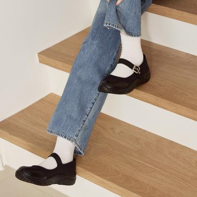 [Женские на заказ] Спортивные туфли Мэри Джейн Avery, 4 см [CW0065BK] [Доставка из Кореи] 100% Оригинал