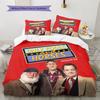 Only Fools and Horses Pattern Bedding Quilt Set  Home Decoration  Gift (1 * duvet cover + 2 * pillowcase  without core)