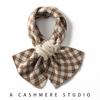2025 Autumn/Winter Women's Color Block Cashmere Jacquard Scarf
