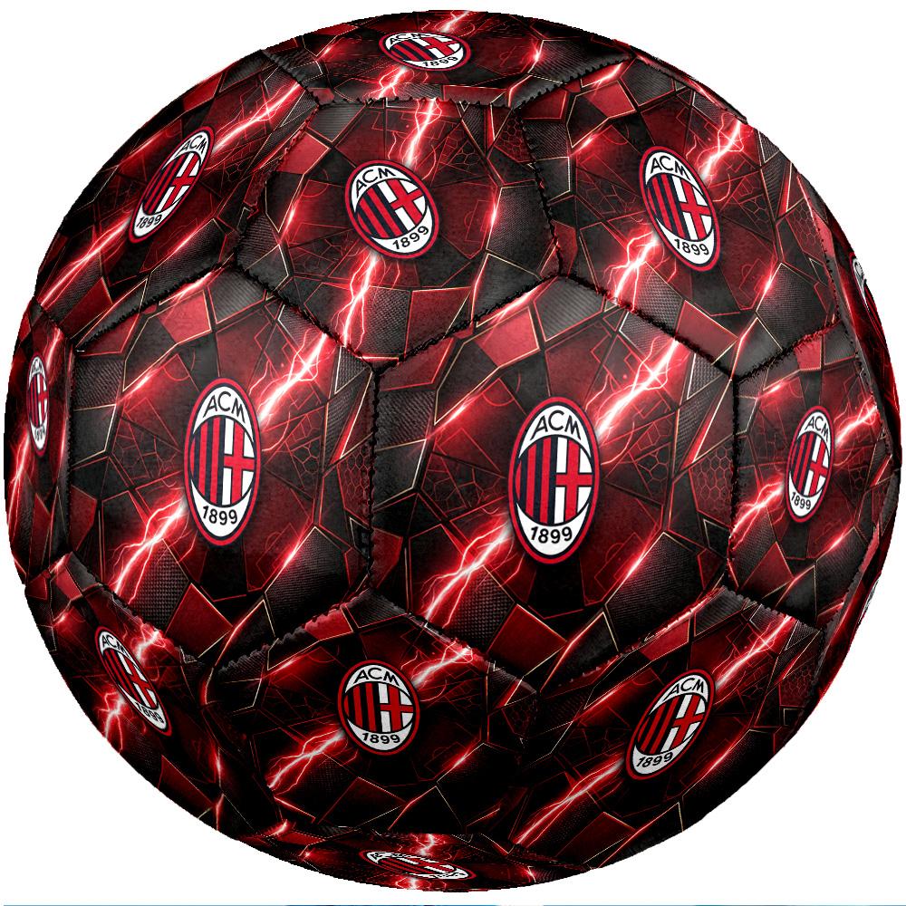 Футбольный мяч в тематике AC Milan, размер 5. Мягкий на ощупь, профессиональный тренировочный мяч для занятий спортом на открытом воздухе.