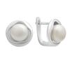 Silver Earrings with Natural Pearls (2187080)