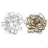 40 Pieces Metal Adjustable Buckles Connectors Bag Straps Buckle Accessories 32x16mm