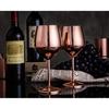 Stainless Steel Stemmed Wine Glasses 350 Ml, Unbreakable Wine Glass Goblets, Gift for Men and Women,