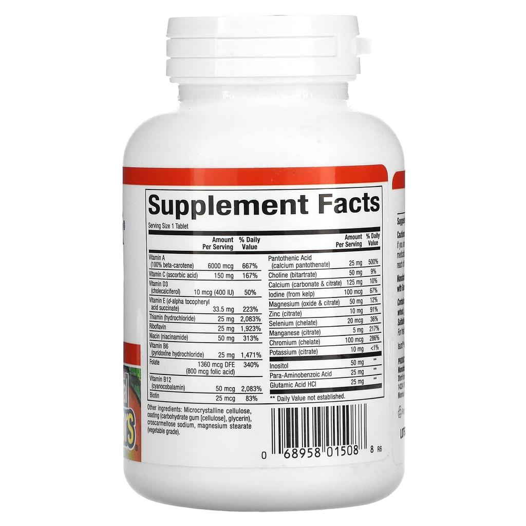Super Multi, Iron Free, 90 Tablets