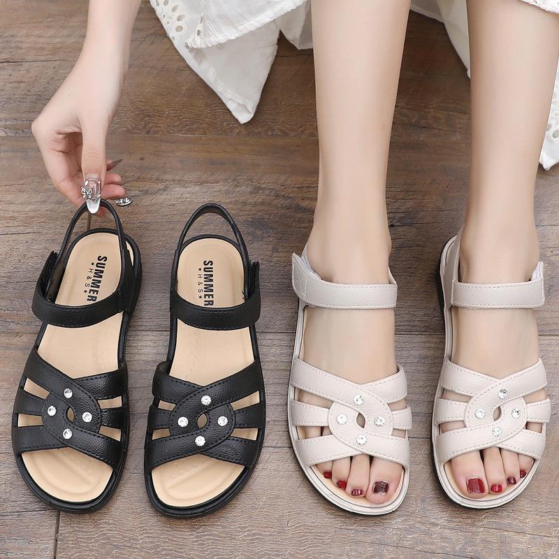 Женская летняя обувь Женские сандалии Недорогая прогулочная обувь Сандалии для мам Классическая обувь Женские шлепанцы