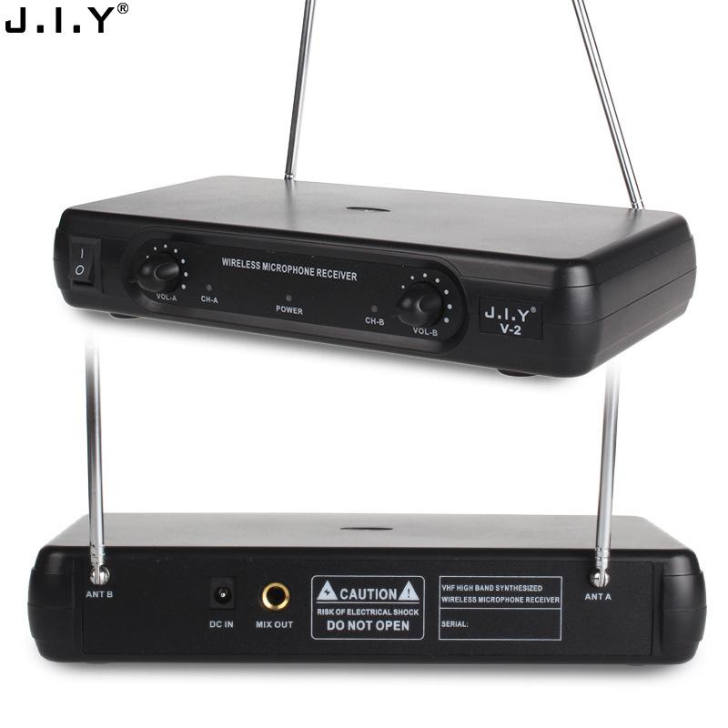 Профессиональная беспроводная микрофонная система, двойной ручной динамический микрофон для караоке, микрофон для домашней вечеринки