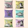 S-Саймонс C-Кот Наволочка 45x45см Милая наволочка Чехол на подушку для дивана в гостиной Спальня Домашнее украшение Детский подарок